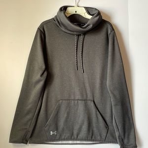 Under Armour  Women’s Large     Coldgear Loosefit  Funnel neck Pocket Sweatshirt
